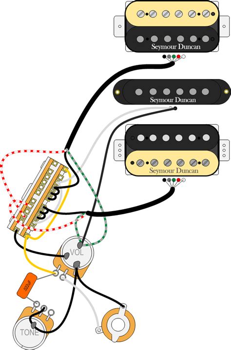 Adding Wiring Diagram Seymour Duncan Humbucker Strat